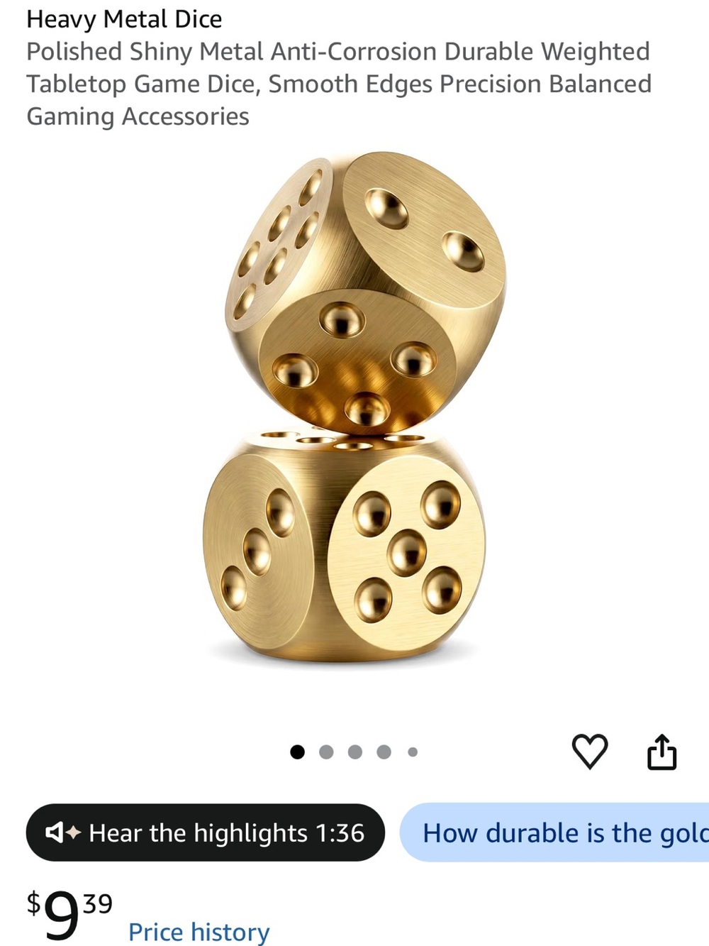 Gold Dice- Mahjong
